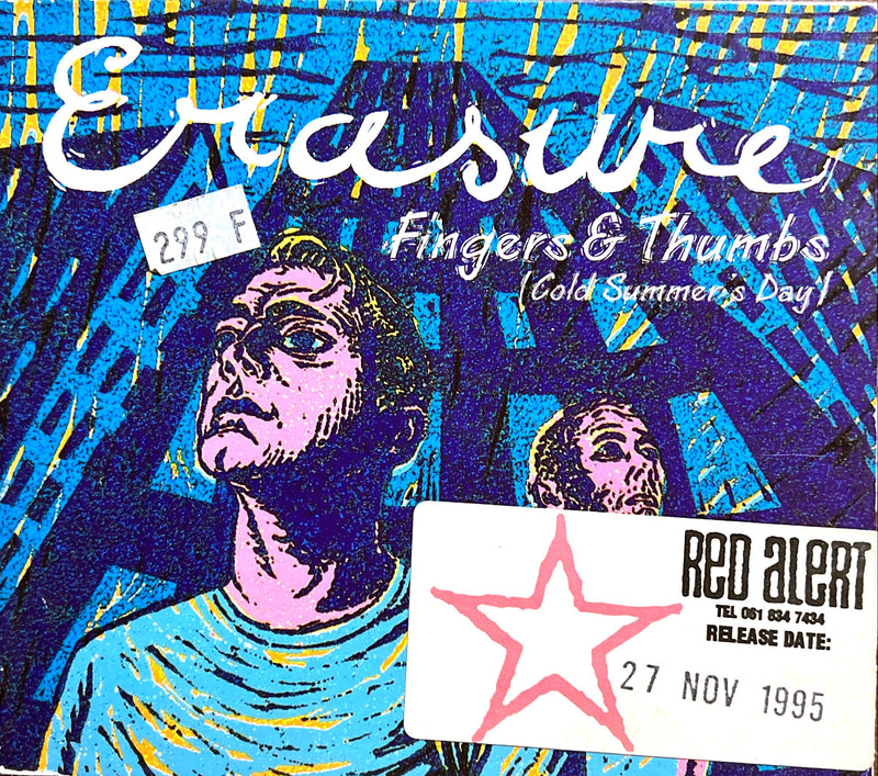 Erasure Maxi CD Fingers & Thumbs (Cold Summer's Day) (NM/VG)