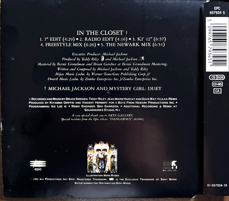 Michael Jackson Maxi CD In The Closet (NM/M)