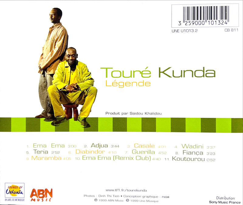 Touré Kunda CD Légende (NM/M)