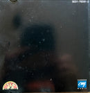 a close up of a person's face through a window