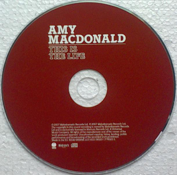 Amy Macdonald ‎CD This Is The Life - Europe
