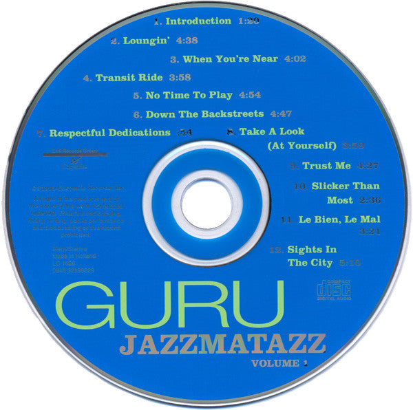 Guru CD Jazzmatazz Volume: 1 (NM/NM)