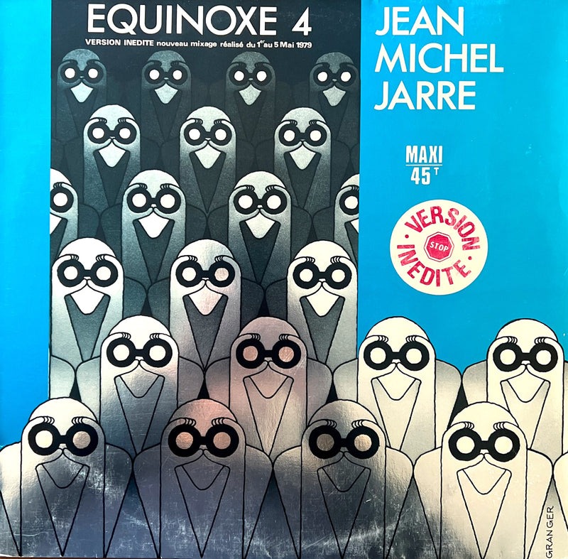 Jean-Michel Jarre 12" Equinoxe 4 (Version Inédite) - Vinyle Bleu Translucide
