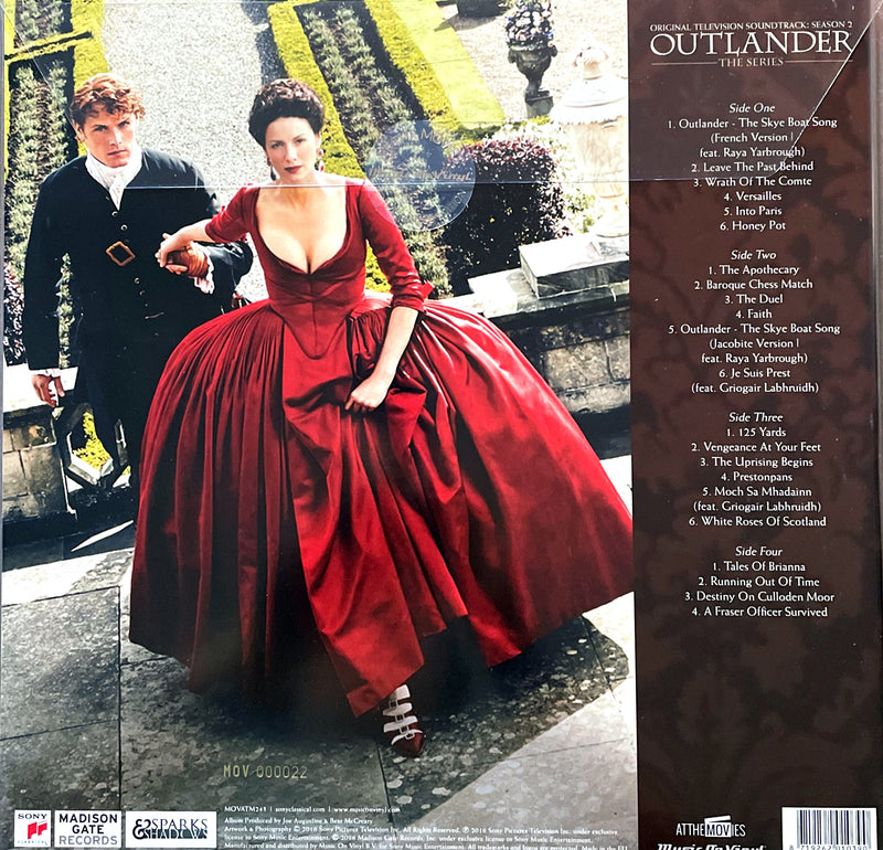 Bear McCreary ‎2xLP Outlander: The Series (Original Television Soundtrack: Season 2) - Limited Edition, Numbered, Red & Black Mixed Vinyls - Europe