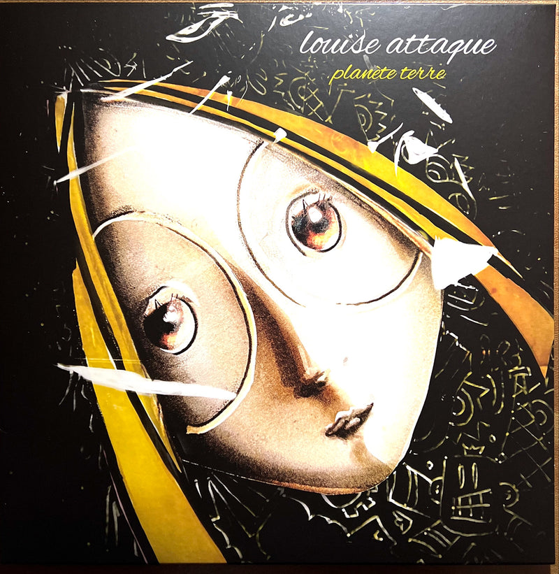 Louise Attaque LP Planète Terre - Tirage Limité Vinyle Blanc - France
