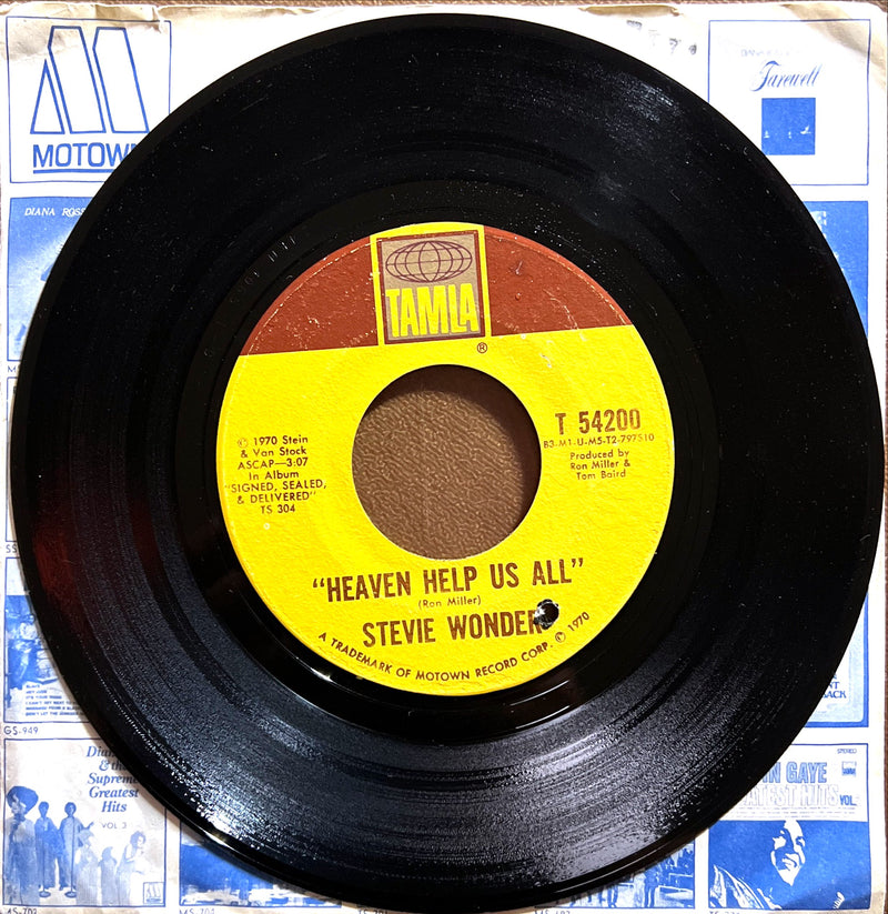 Stevie Wonder 7" Heaven Help Us All - US (VG/VG)