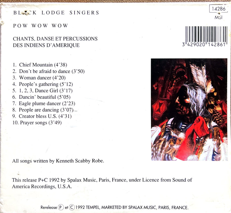 Black Lodge Singers CD Pow Wow Wow - France (M/VG)