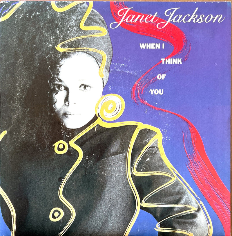 Janet Jackson 7" When I Think Of You - France (VG+/VG)