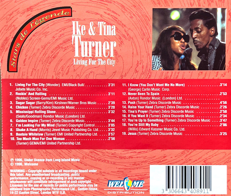 Ike & Tina Turner CD Living For The City - Picture Disc