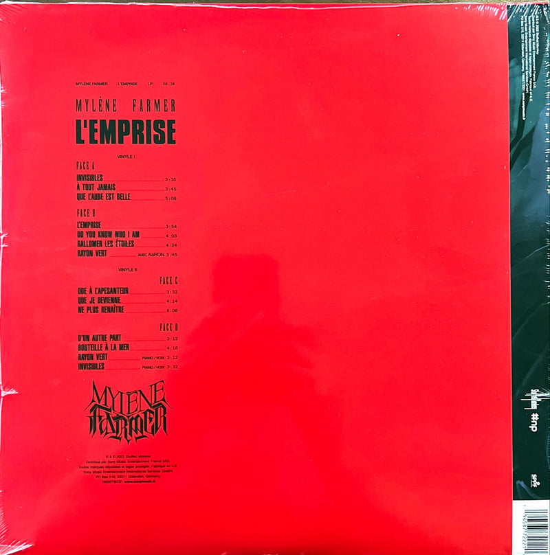 Mylène Farmer 2xLP L'emprise - Vinyles rouges - France