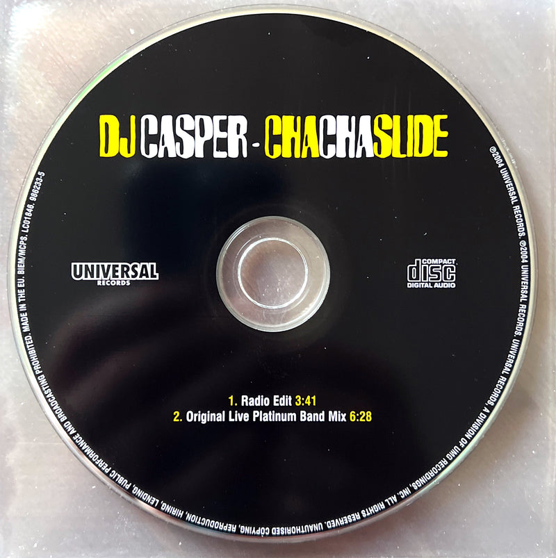DJ Casper CD Single Cha Cha Slide - Europe