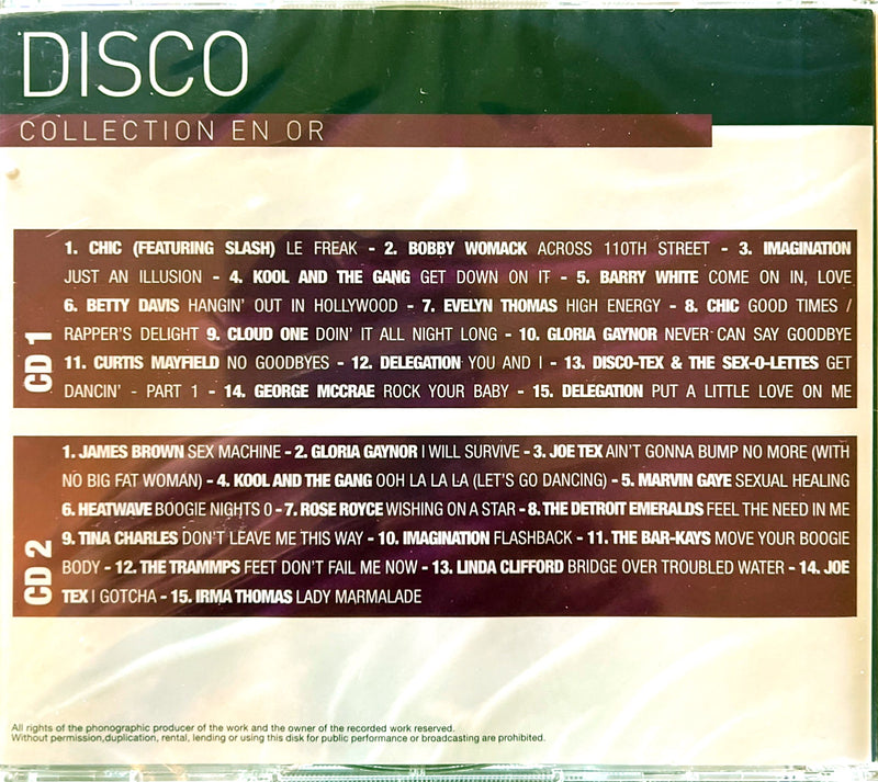 Compilation 2xCD Collection En Or - Disco - France
