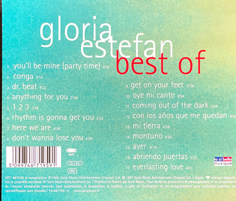 Gloria Estefan ‎CD Best Of - France