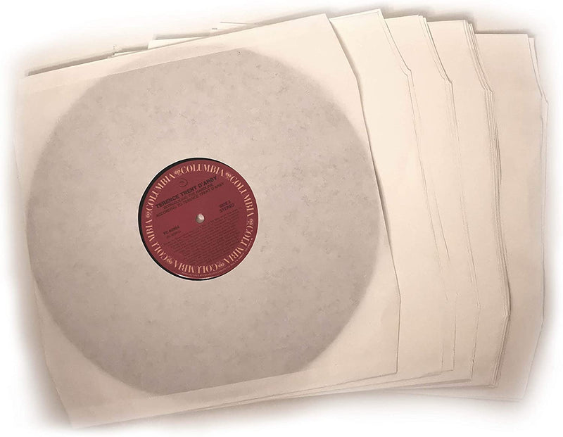 100 Sous pochettes en papier pour Disques Vinyles - 12" 33 tours - 308 x 303 mm