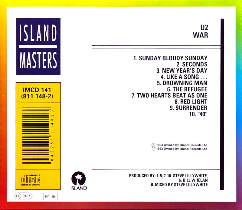 a concert ticket for island masters