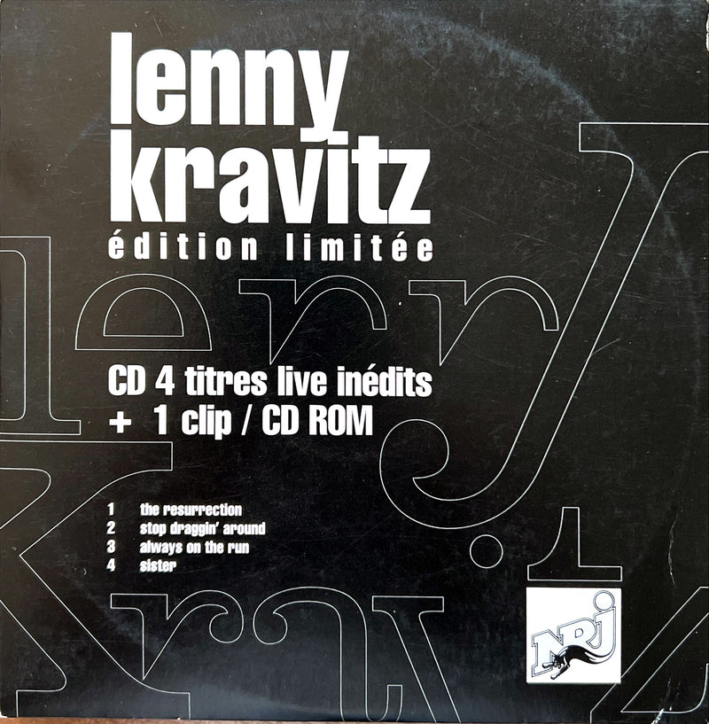 a cd cover with the words jenny kravitz written on it