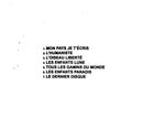 Saez - Le Manifeste L'Oiseau Liberté - Album CD - 16 Art 2016 (NM/NM)