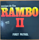 First Patrol - Musique Du Film Rambo II - Maxi 45T - Charles Talar 1985 (VG+/VG)