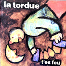 a drawing of a person holding a baby