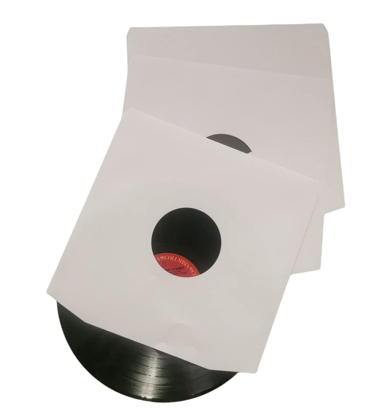 Sous pochettes en papier pour vinyles - 12" 33 tours - 307 x 305 mm - 25 unités