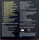 the back of a cd with a lot of words on it