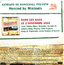 a flyer for a dance event with a picture of a bus