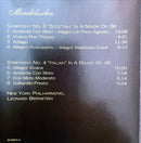 New York Philharmonic CD Mendelssohn Symphonies No. 3 & No. 4