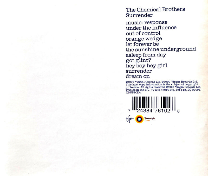 The Chemical Brothers CD Surrender