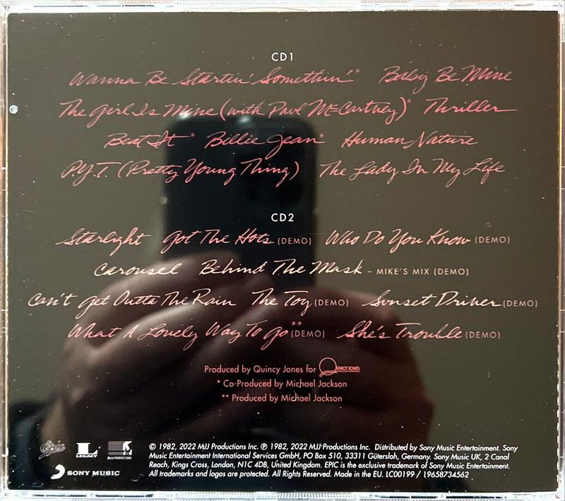 Michael Jackson 2xCD Thriller 40 - Europe