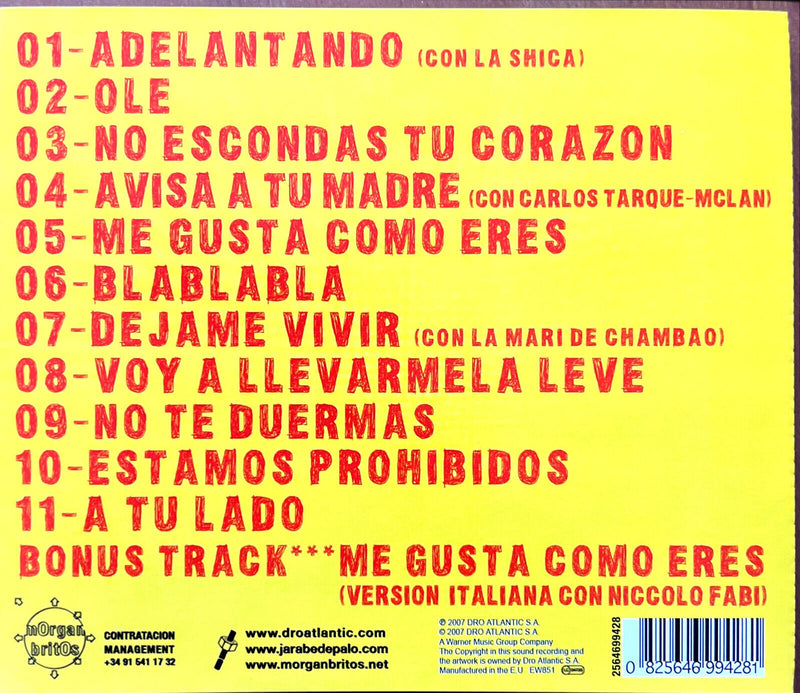 Jarabe De Palo CD Adelantando