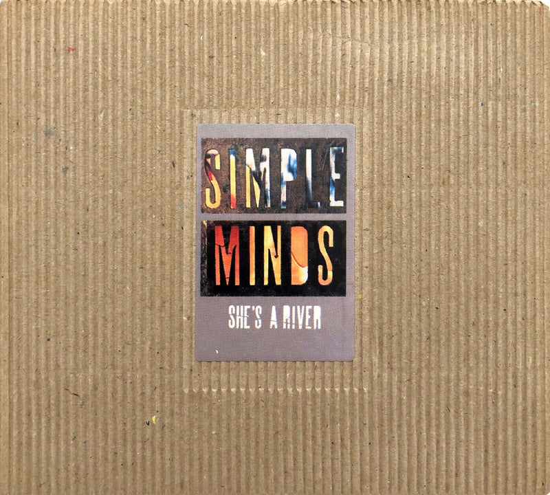 Simple Minds ‎Maxi CD She's A River - Corrugated Cardboard Digipak - UK (VG+/VG+
