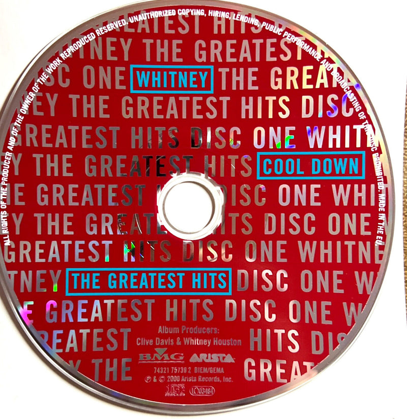 Whitney Houston 2xCD The Greatest Hits
