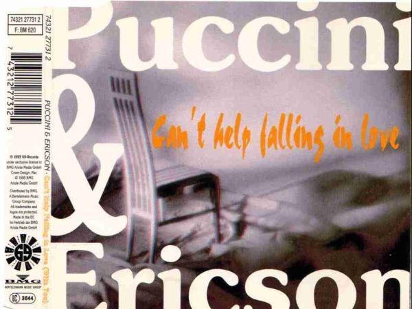 Puccini & Ericson ‎Maxi CD Can't Help Falling In Love (With You) - Europe