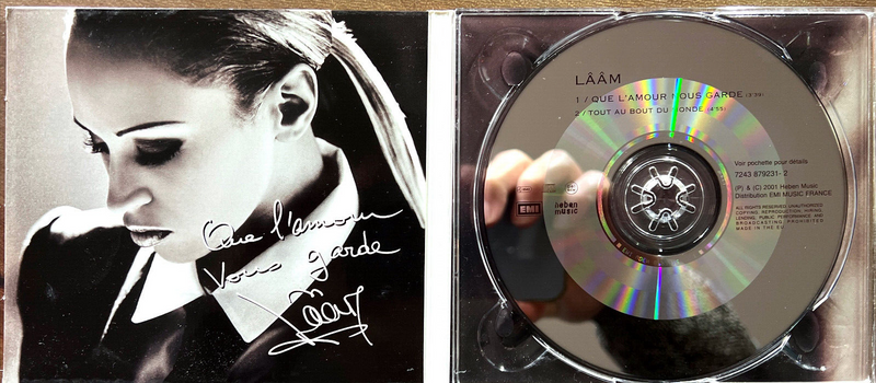 Lââm CD Single Que L'amour Nous Garde