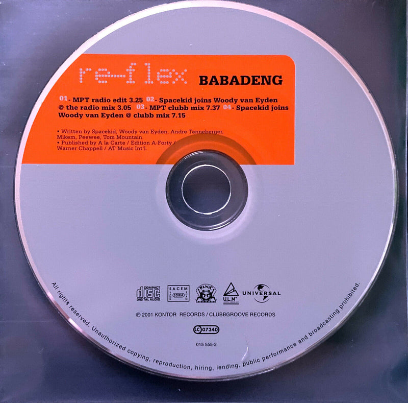 Re-Flex ‎Maxi CD Babadeng - France (EX+/EX)