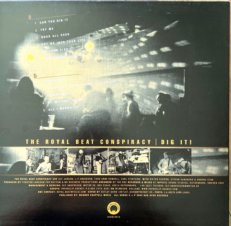 The Royal Beat Conspiracy LP Dig It!