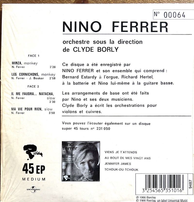 Nino Ferrer CD Single Mirza - France
