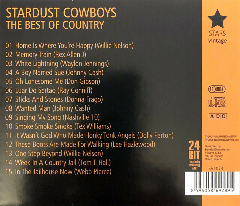 Stardust Cowboys CD The Best Of Country - Europe (EX+/EX+)
