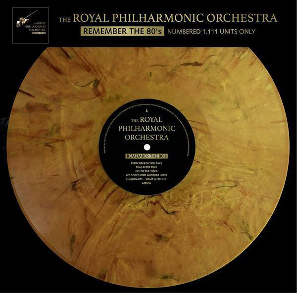 The Royal Philharmonic Orchestra ‎LP Remember The 80's - Vinyle marbré, Tirage l