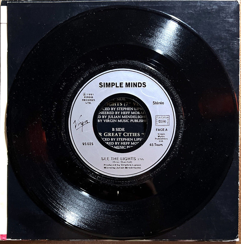 Simple Minds 7" See The Lights - France