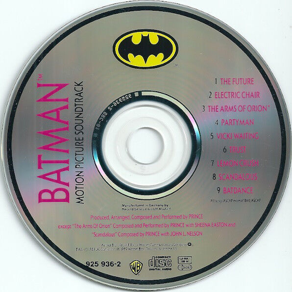 Prince CD Batman (Motion Picture Soundtrack) - Europe (EX+/M)