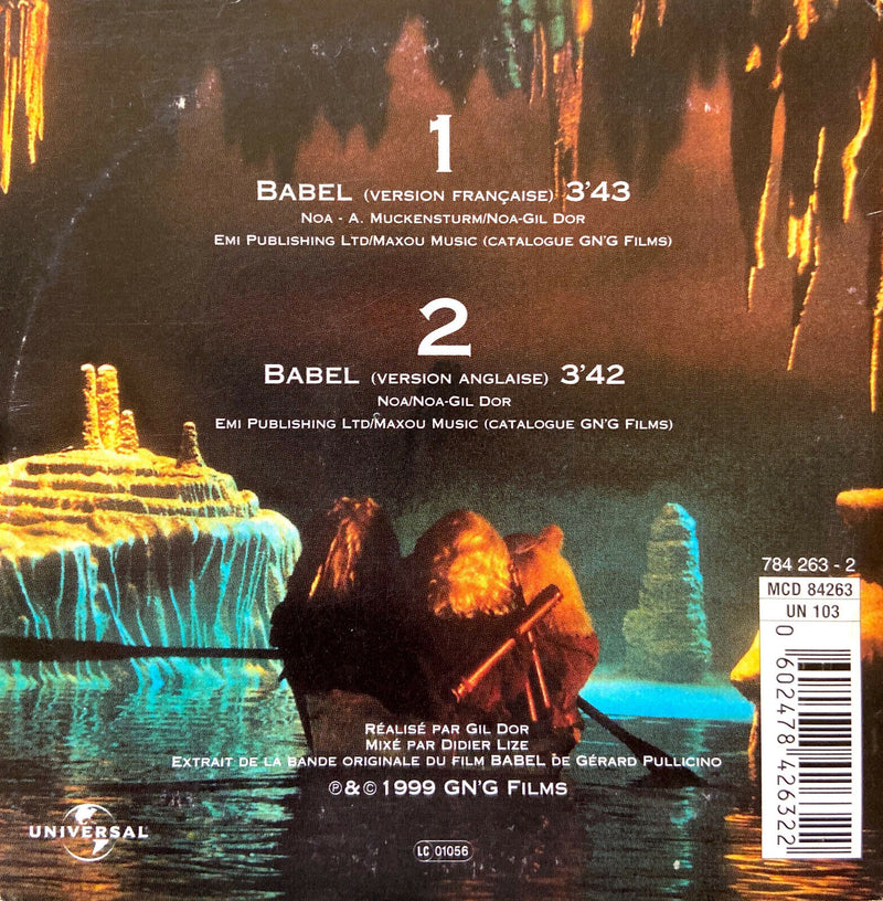 Noa ‎CD Single Babel - Europe (VG+/VG+)