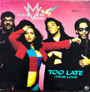 The Real Milli Vanilli 12" Too Late (True Love)