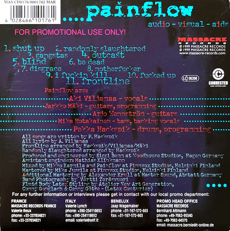 Painflow CD Audio - Visual - Aids - Promo