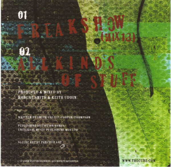 The Cure ‎CD Single Freakshow - Europe (M/M)