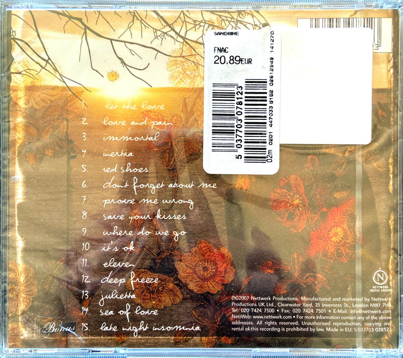 Sandrine CD Dark Fades Into The Light - Europe (M/M - Scellé)
