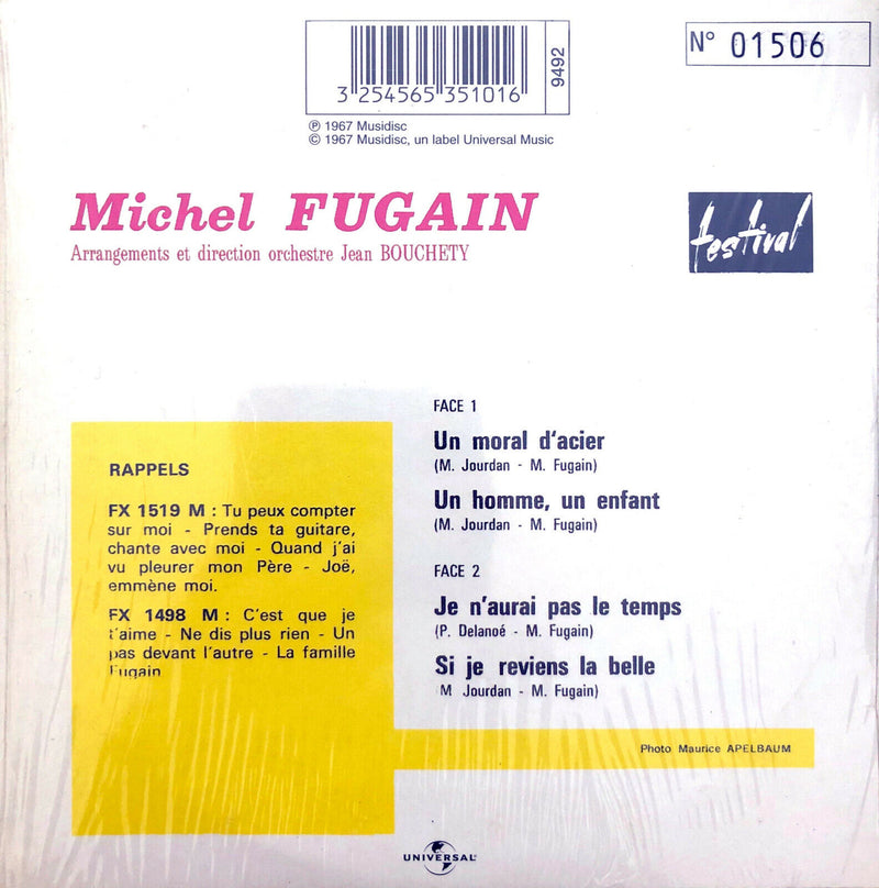 Michel Fugain CD Single Un Moral D'Acier - Limited Edition, Cardboard Sleeve - F