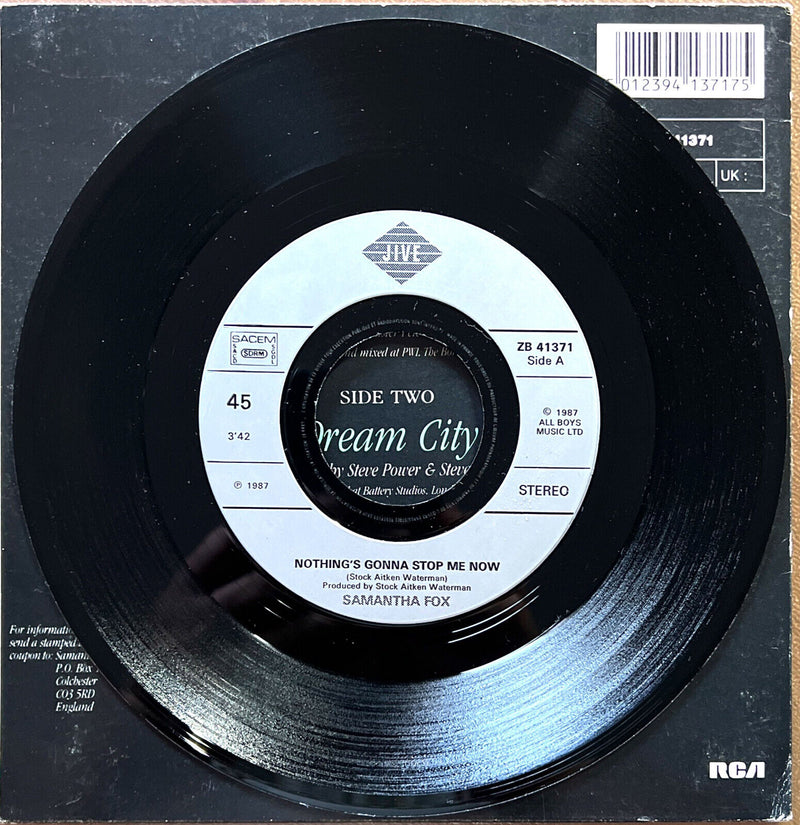 Samantha Fox 7" Nothing's Gonna Stop Me Now