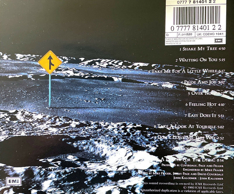 Coverdale • Page ‎CD Coverdale • Page - UK & Europe