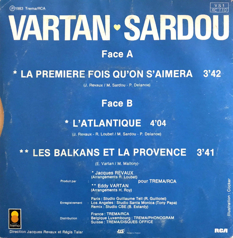 Vartan ♥ Sardou 7" La Première Fois Qu'On S'Aimera / L'Atlantique / Les Balkans 